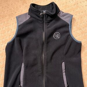 L.L. Bean Appalachian Mountain Club AMC POLARTEC Black Fleece Vest — Mens S